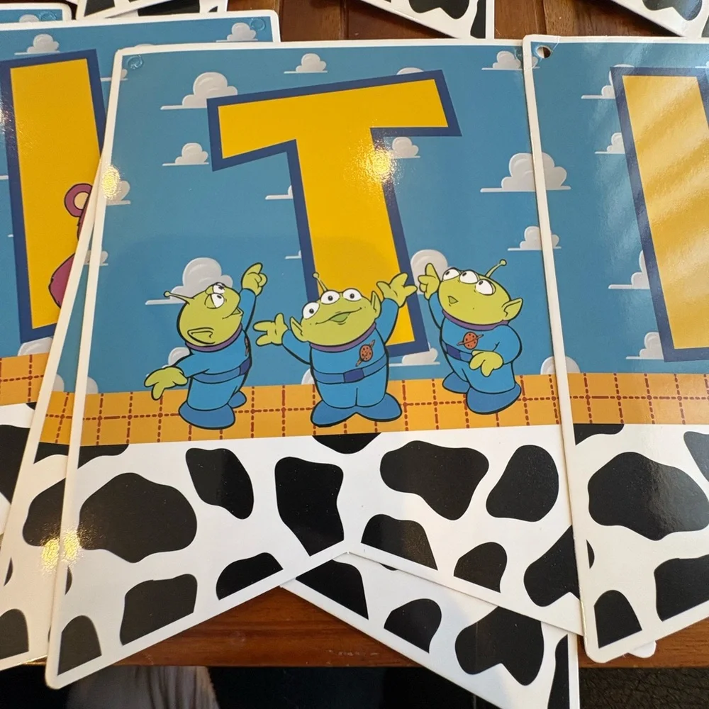 Toy Story Themed Party Banner